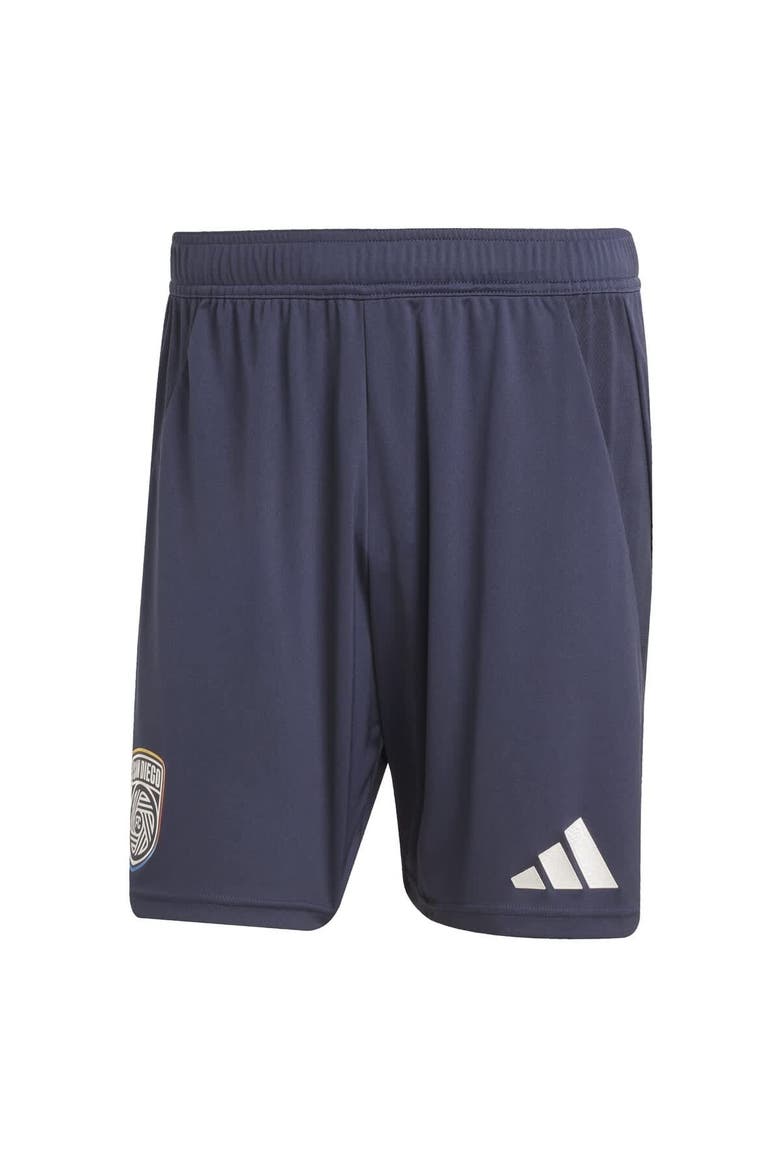 Men's adidas Navy San Diego FC 2025 State of Flow Authentic Shorts, Alternate, color, Navy