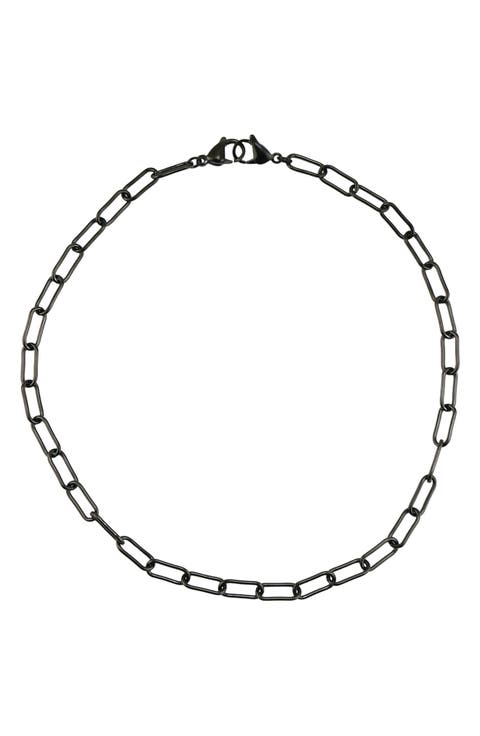 Gender Inclusive Paperclip Chain Necklace