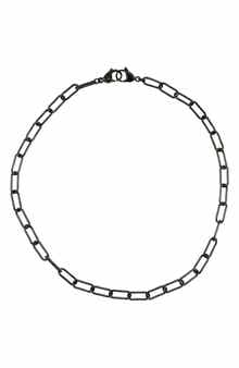 REBL Gender Inclusive Paperclip Chain Necklace