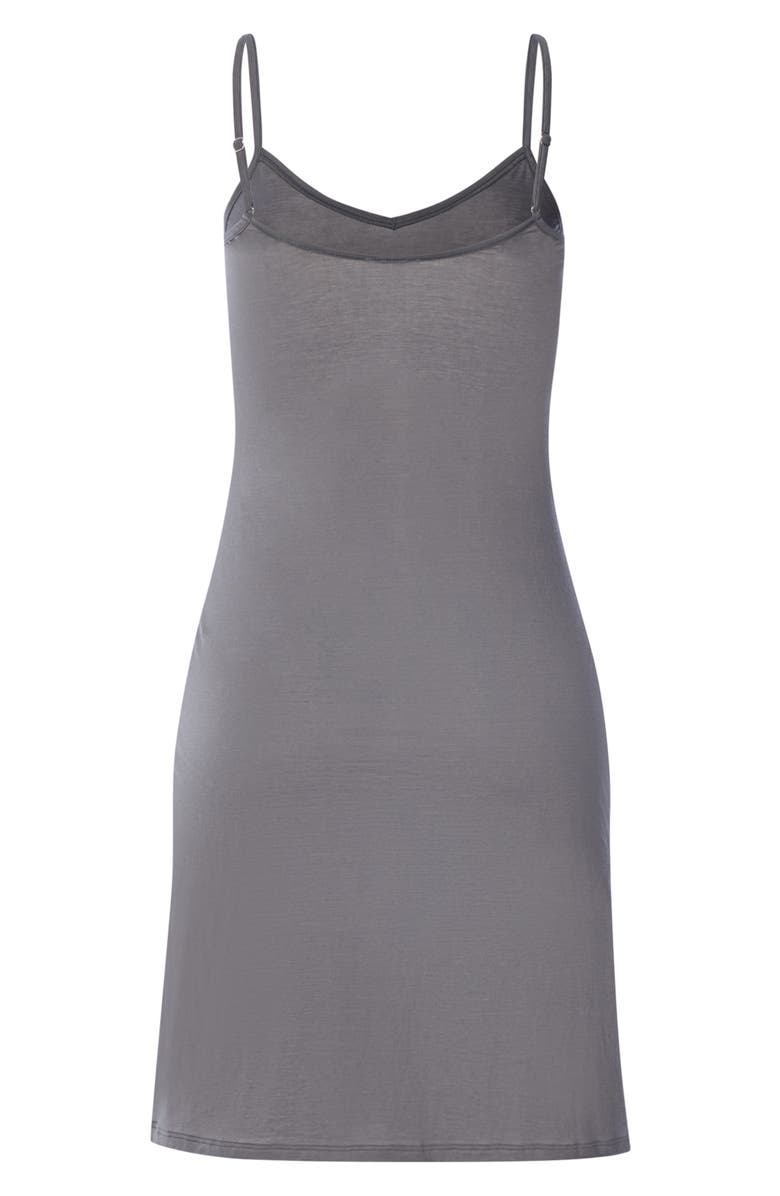 Hanro Ultralight Cotton Slip, Alternate, color, Mercury