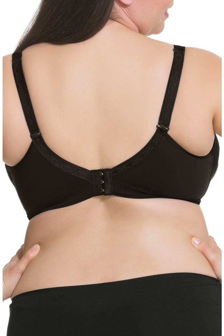 Sugar Candy Wireless Seamless Lounge Bra, Alternate, color, BLACK