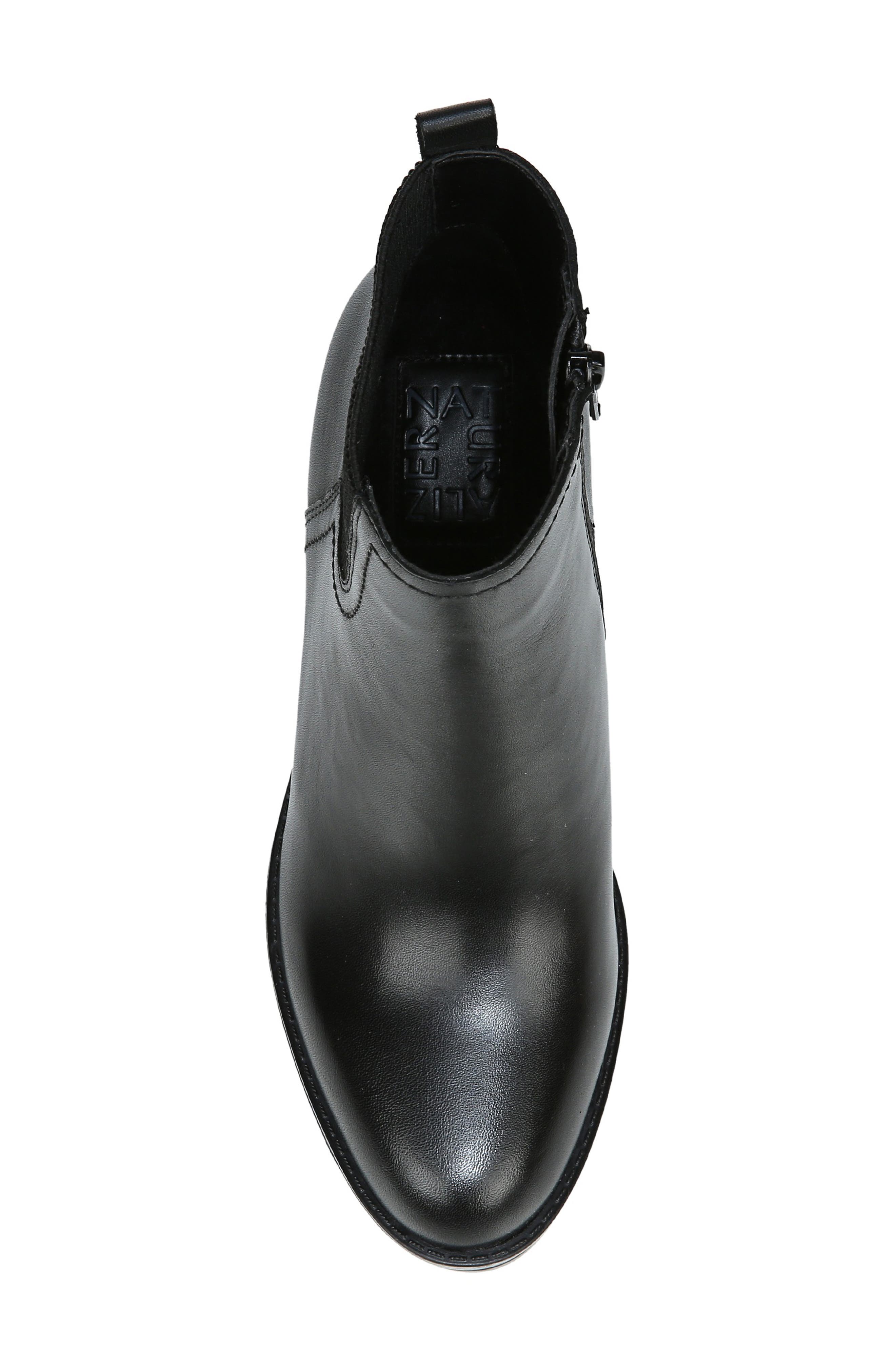 Naturalizer Verney Water Repellent Bootie, Alternate, color, Black Leather