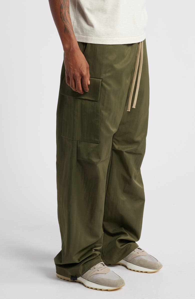 Fear of God Essentials Gender Inclusive Textured Recycled Nylon Field Pants, Alternate, color,
