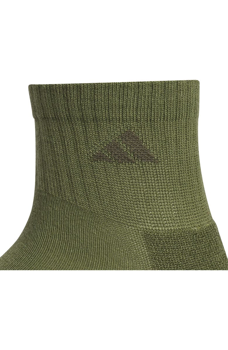 adidas Cushioned 6-Pack AEROREADY Quarter Training Socks, Alternate, color, 