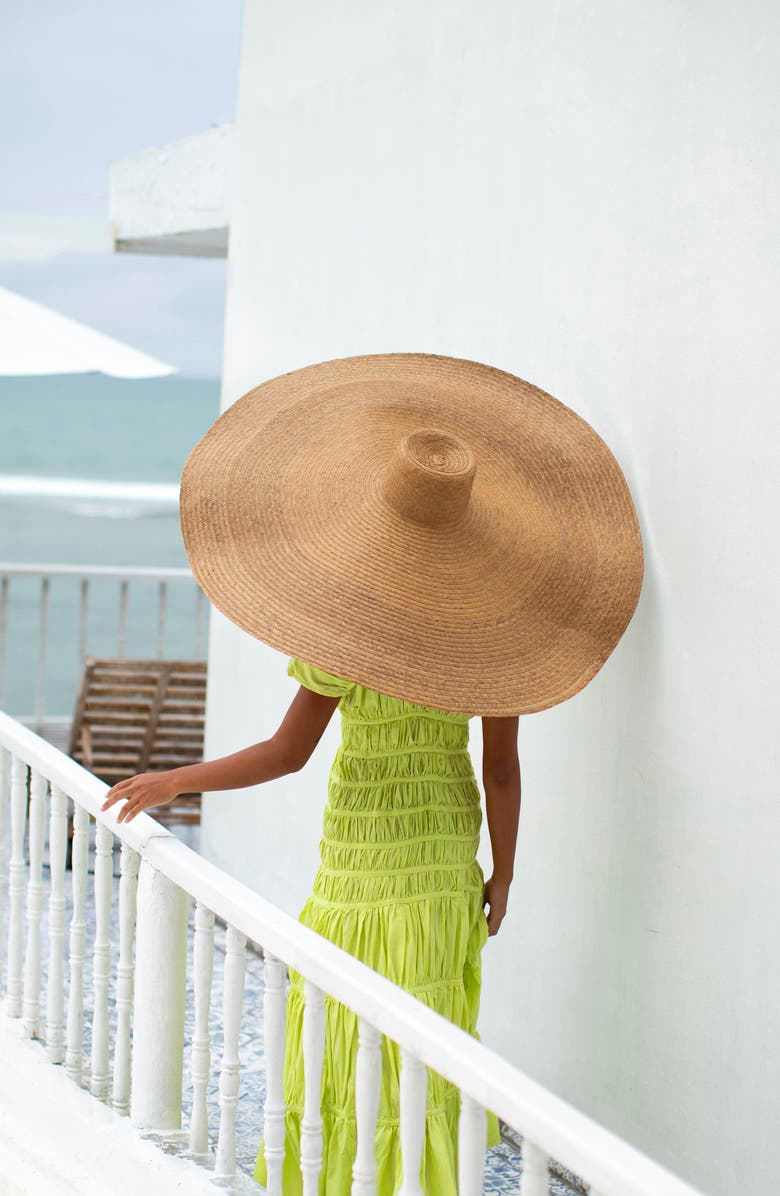BRUNNA.CO The Solana Oversized Straw Hat, Alternate, color, Beige