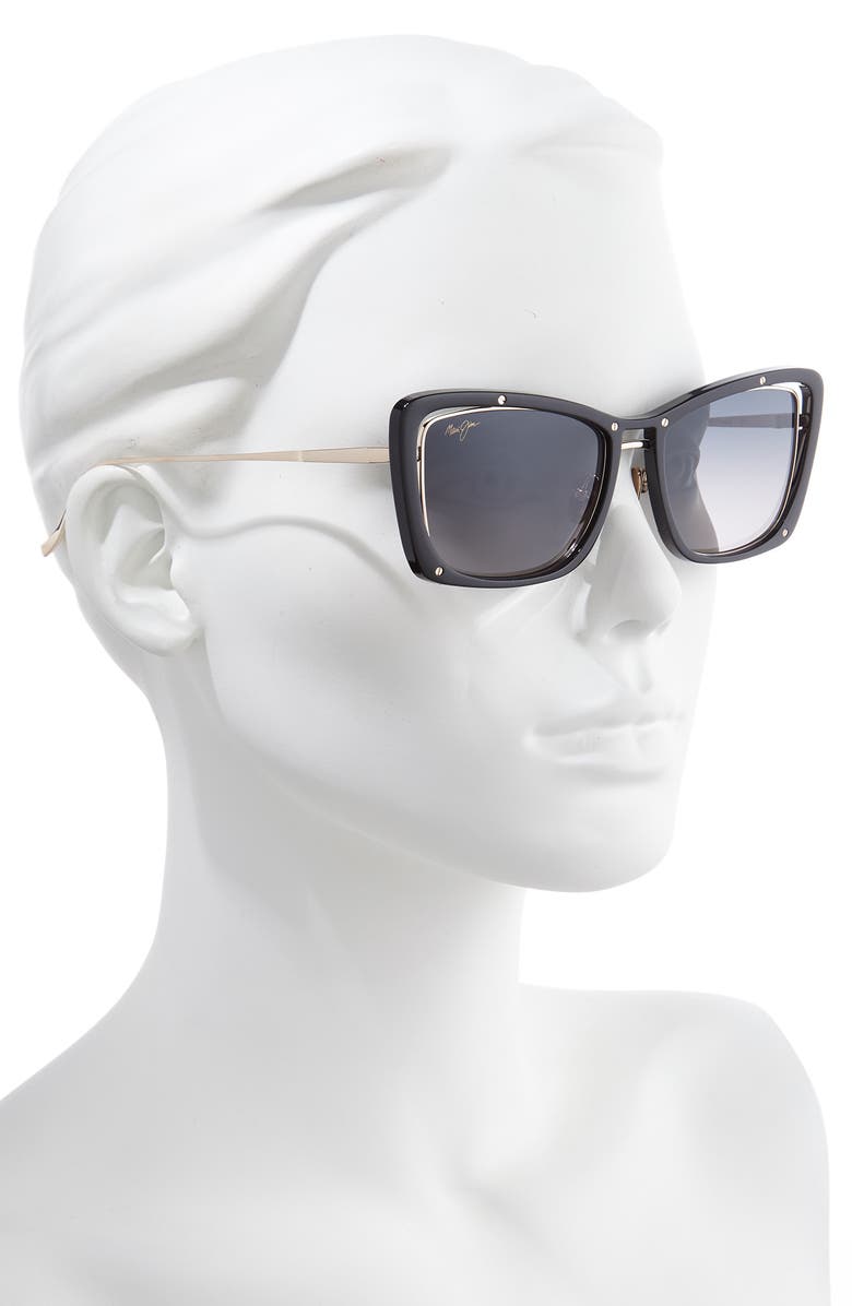 Maui Jim Adrift 54mm Polarized Cat Eye Sunglasses, Alternate, color,