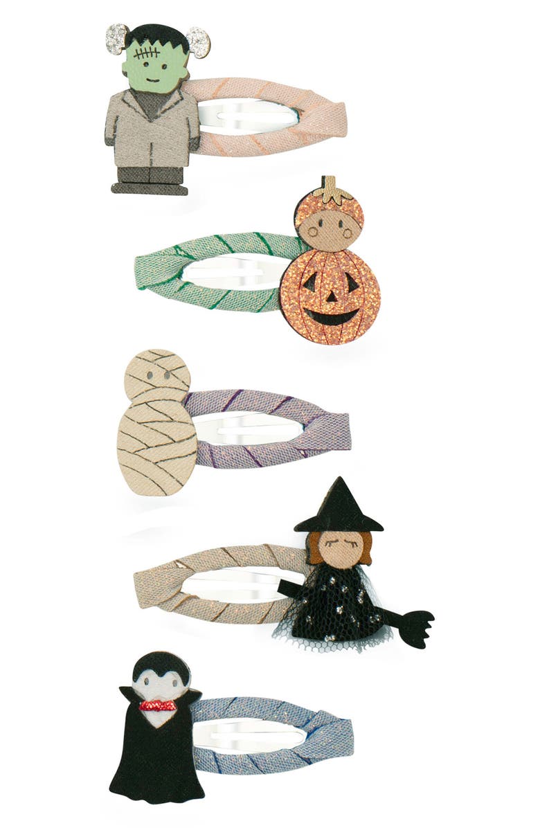 Mimi 
Lula Kids
 Pack of 4 Monster Mini Clic Clacs Hair Clips, Main, color, 