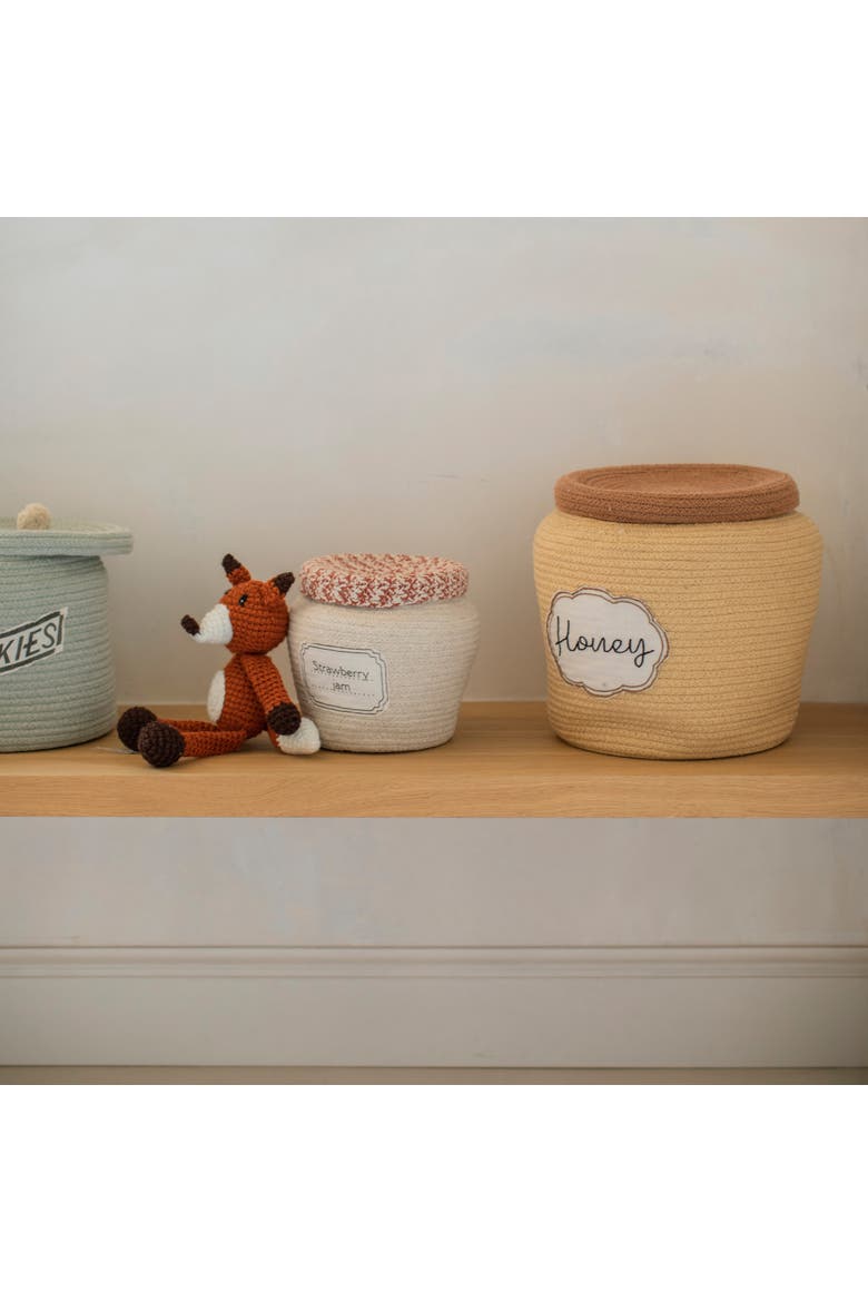 Basket Jam Jar, Alternate, color, Natural,  Terracotta