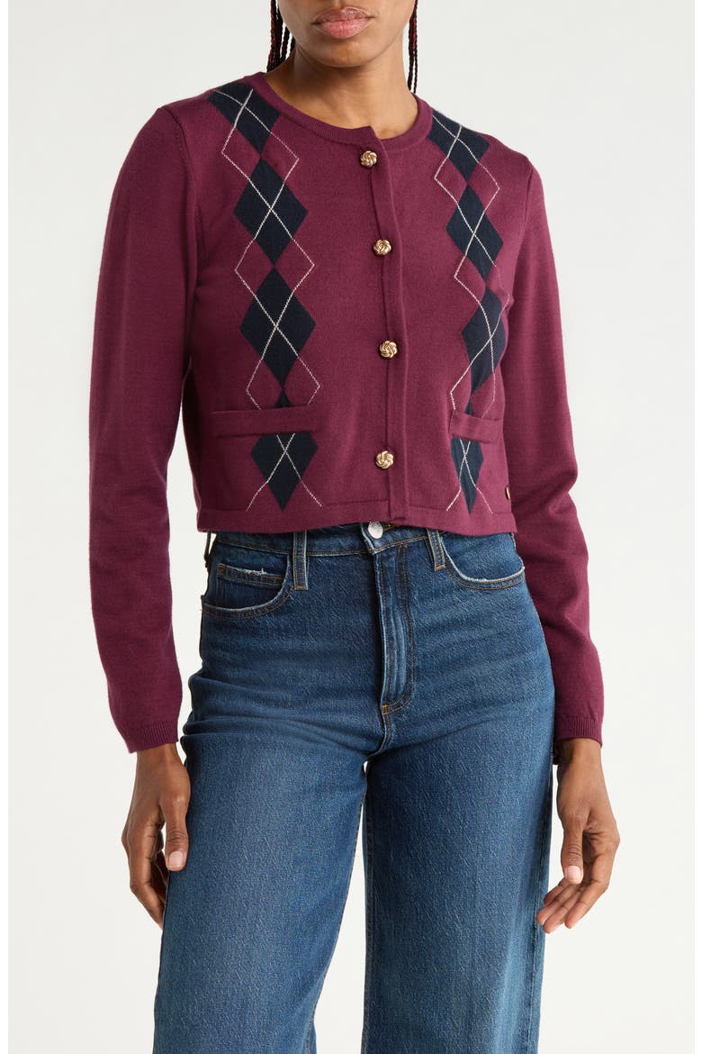 Stripe Cardigan, Main, color, FIG/SKY CAPTAIN/OATMEALL