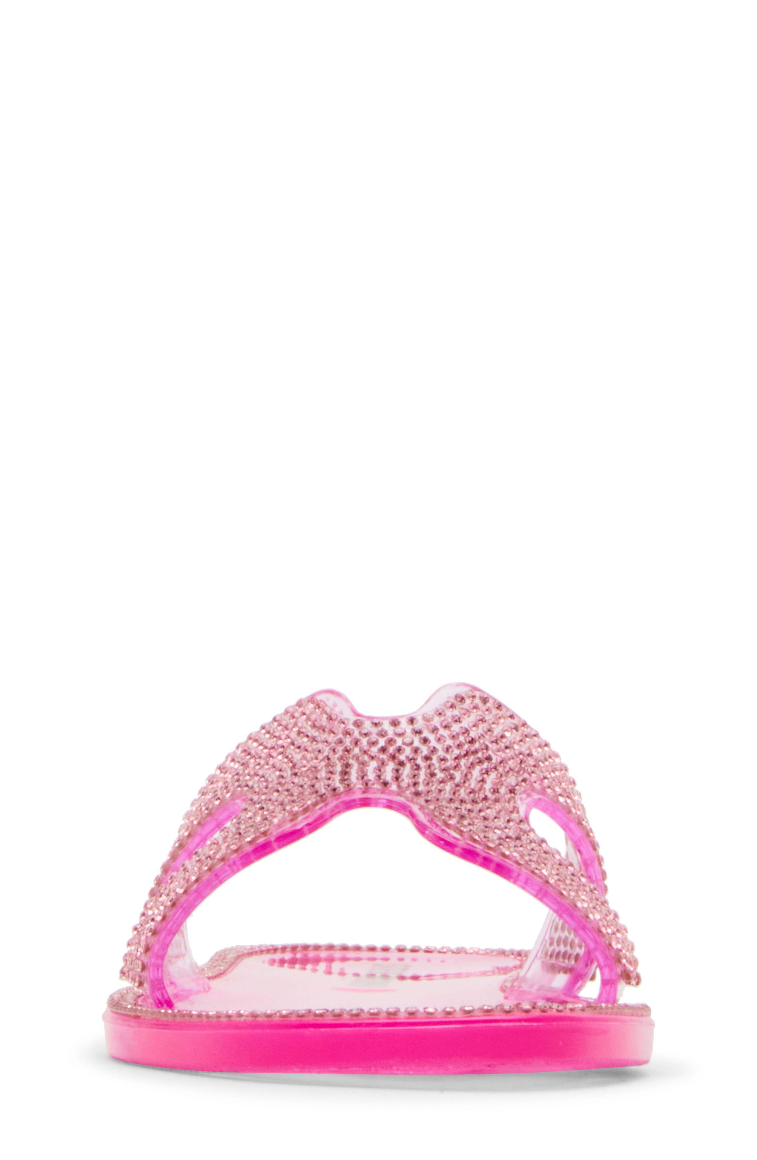 Steve Madden Kids' Jpop Jelly Slide Sandal, Alternate, color, Pink