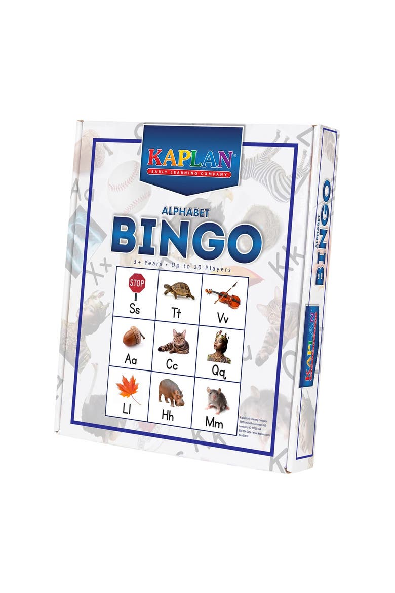 Alphabet Bingo Game, Alternate, color, Blue