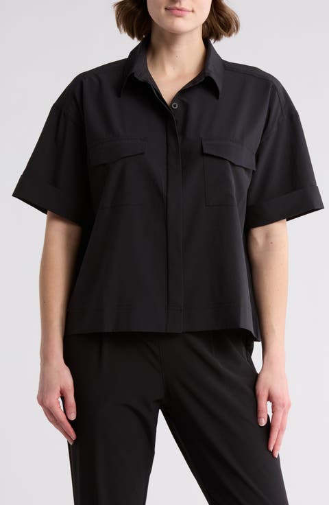 Lightstreme Metro Mode Short Sleeve Button-Up Shirt