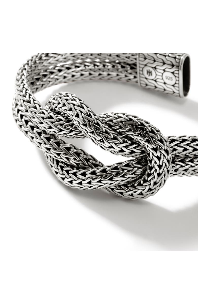 John Hardy Love Knot Bracelet, 13mm, Alternate, color, Silver