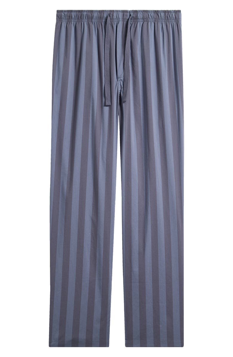 Nordstrom Woven Pajama Pants, Alternate, color, Grey Grissaile Winter Stripe