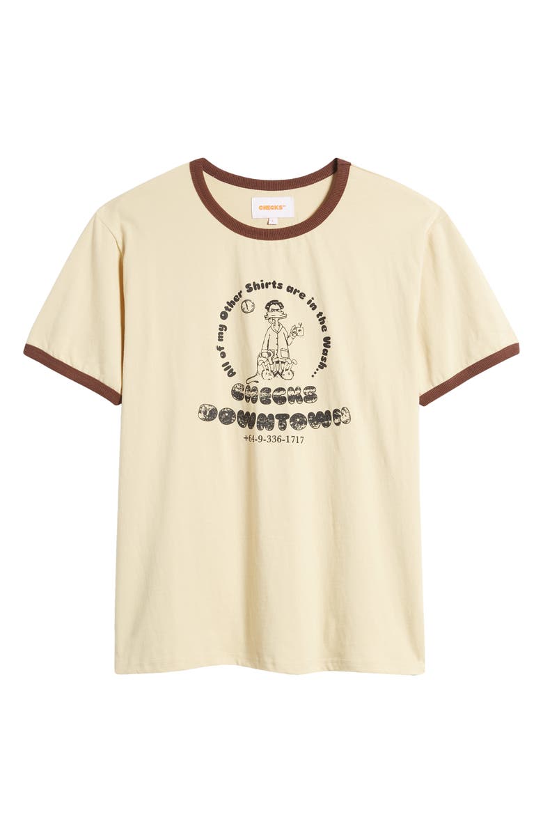 CHECKS Downtown Ringer Graphic T-Shirt, Alternate, color, 