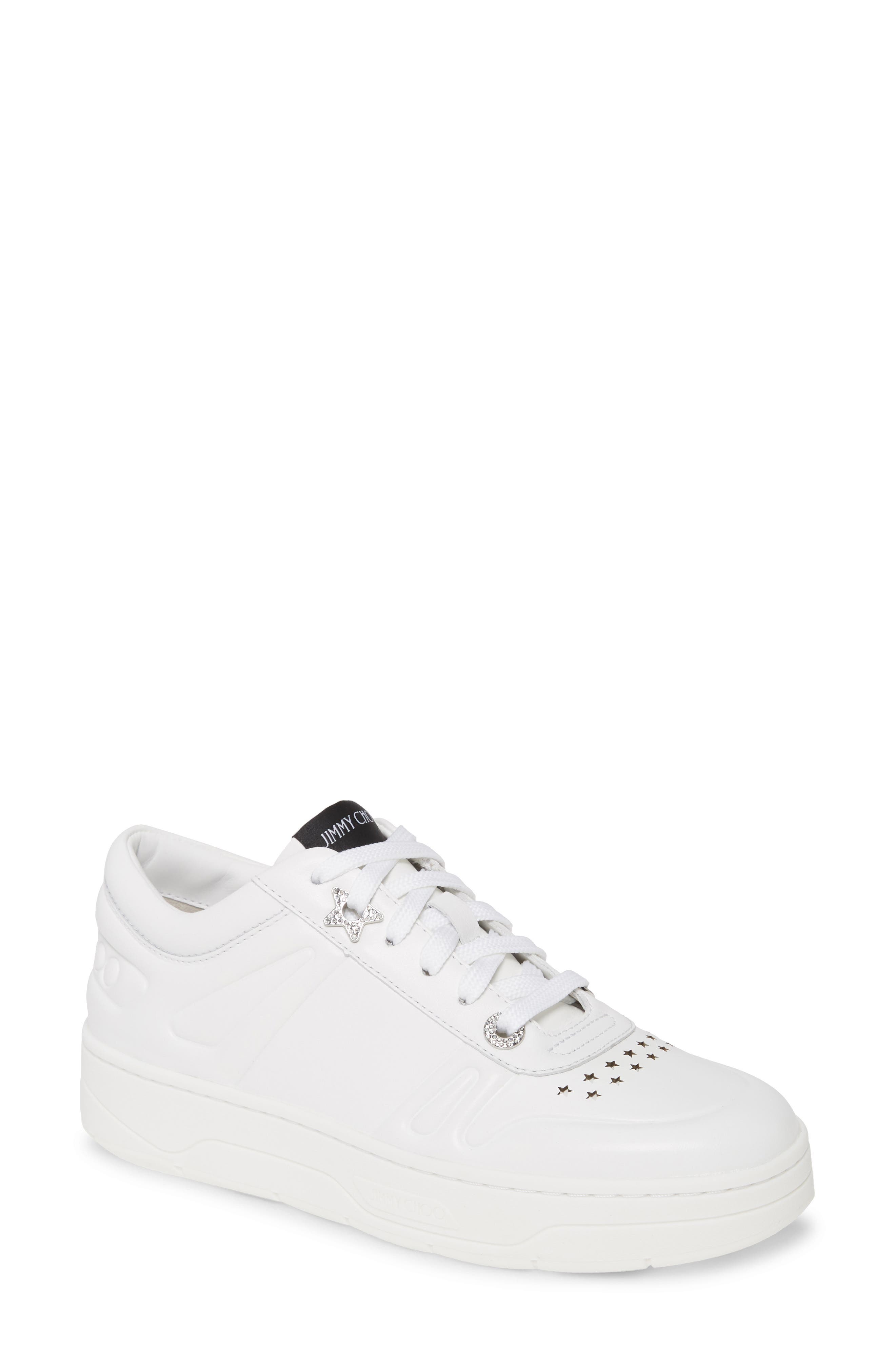 Jimmy Choo Hawaii Lace-Up Sneaker, Main, color, 