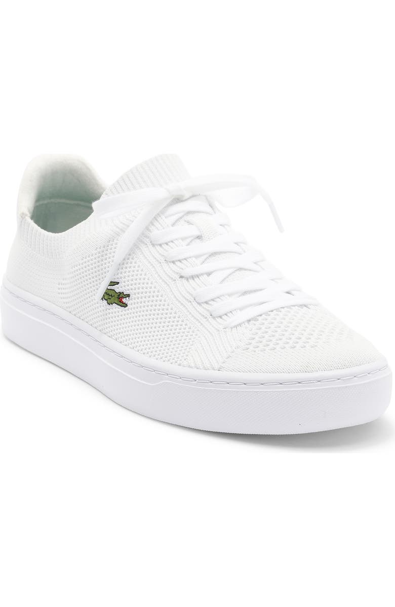 Lacoste La Piquée 2.0 Sneaker, Main, color, White/ White