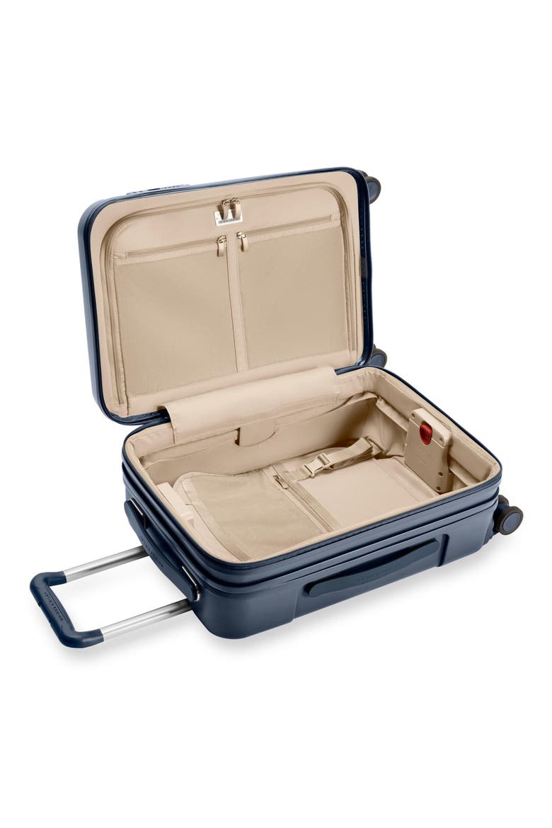 Sympatico Essential 22-Inch Expandable Spinner Carry-On, Alternate, color, NAVY