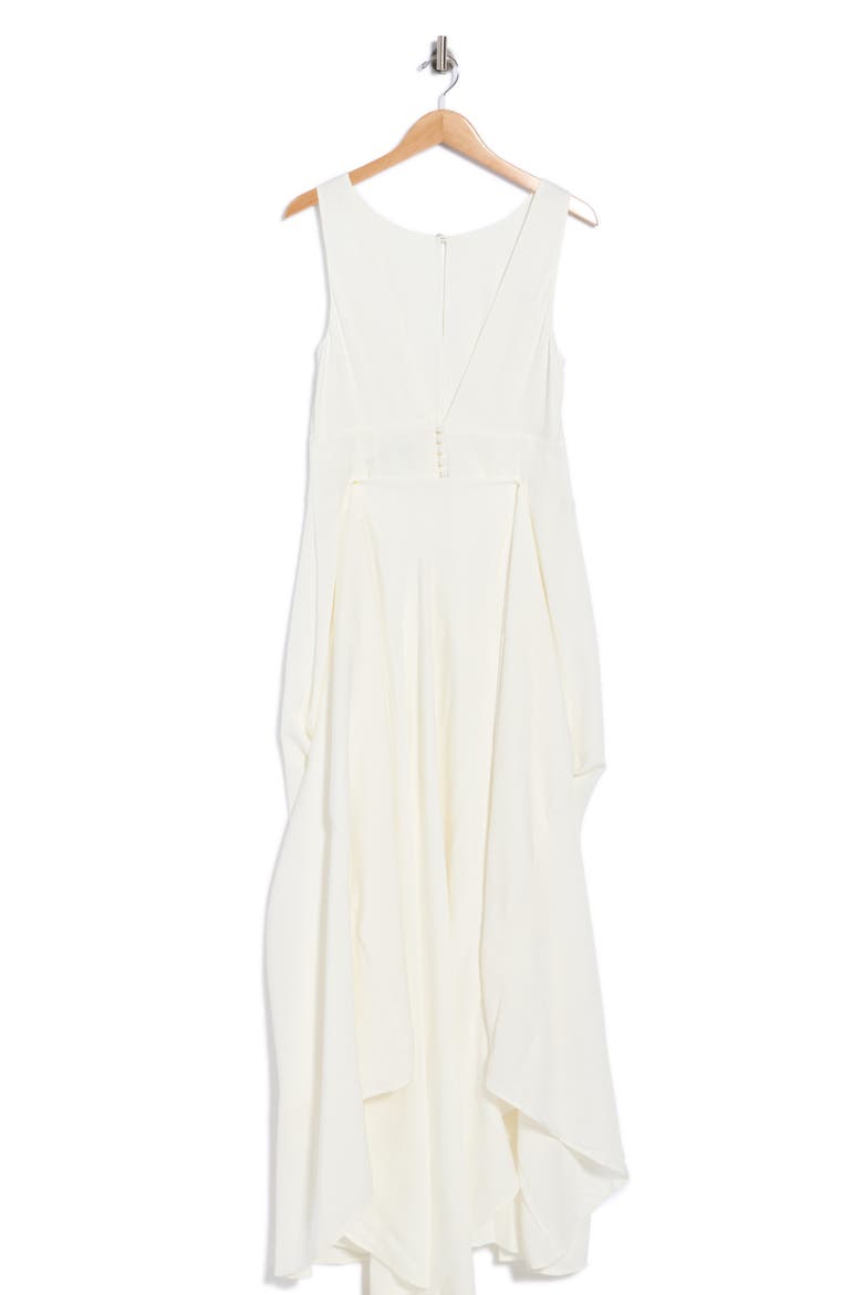 Dr Hyacinth V Back Maxi Dress, Alternate, color, CREAM/ IVORY
