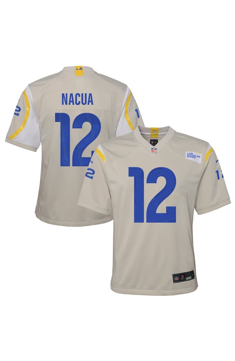 Nike Youth Nike Puka Nacua Cream Los Angeles Rams Alternate Game Jersey, Alternate, color, Cream
