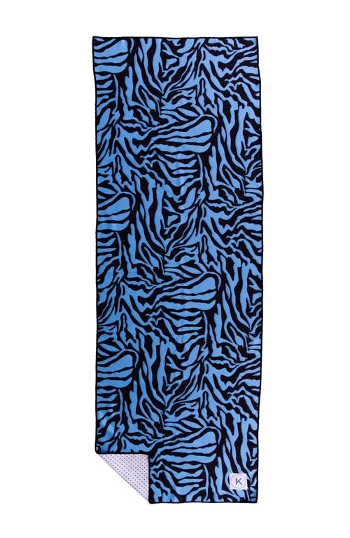KALEIDOSCOPE Yoga Towels Blue Zebra Yoga Towel  product