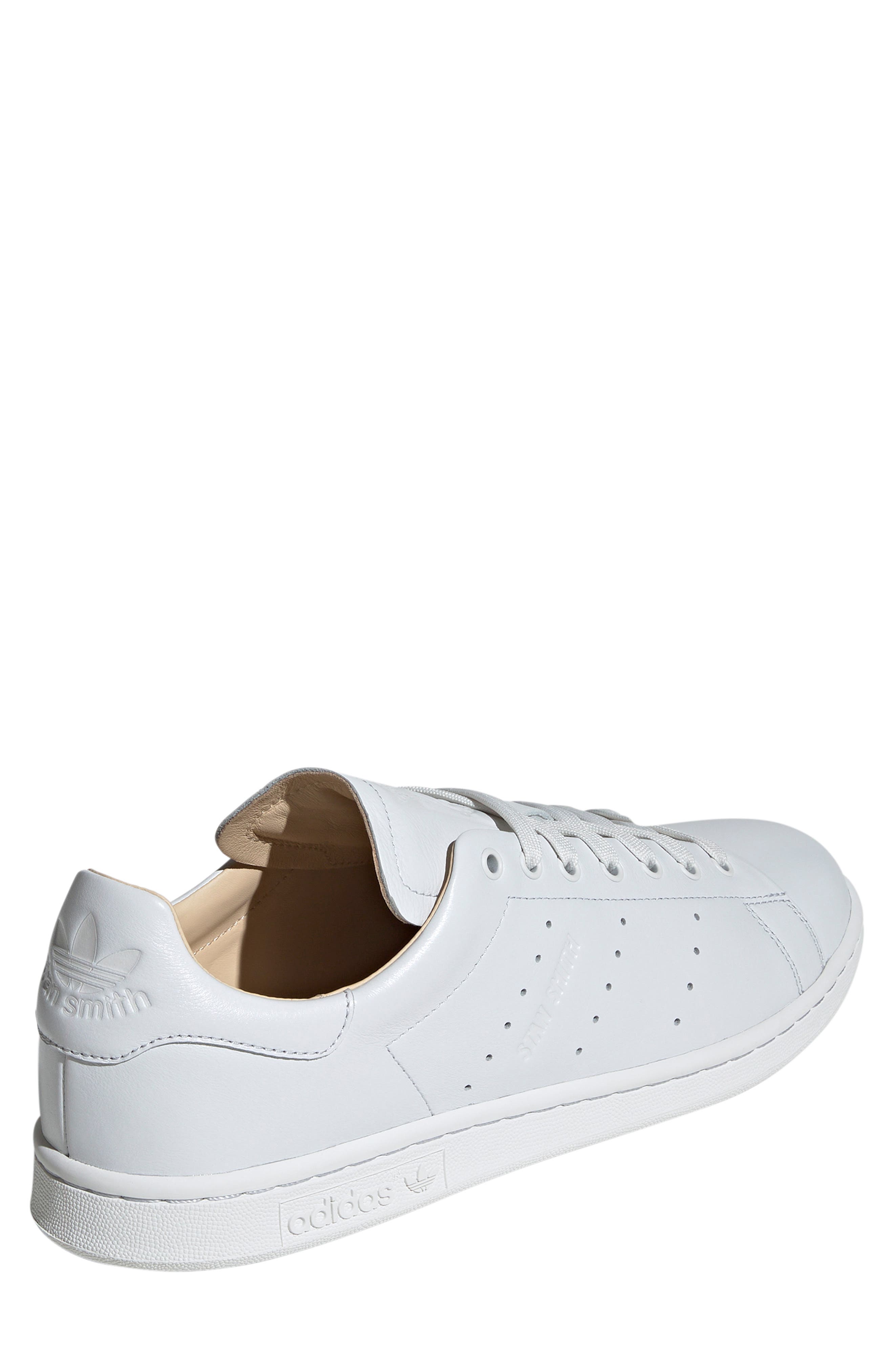 Stan Smith Lux Sneaker, Alternate, color, WHITE/ WHITE/ HALO BLUSH