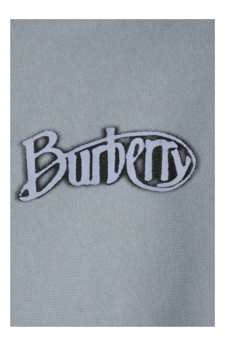 Burberry Logo Cotton Blend Zip Hoodie, Alternate, color,