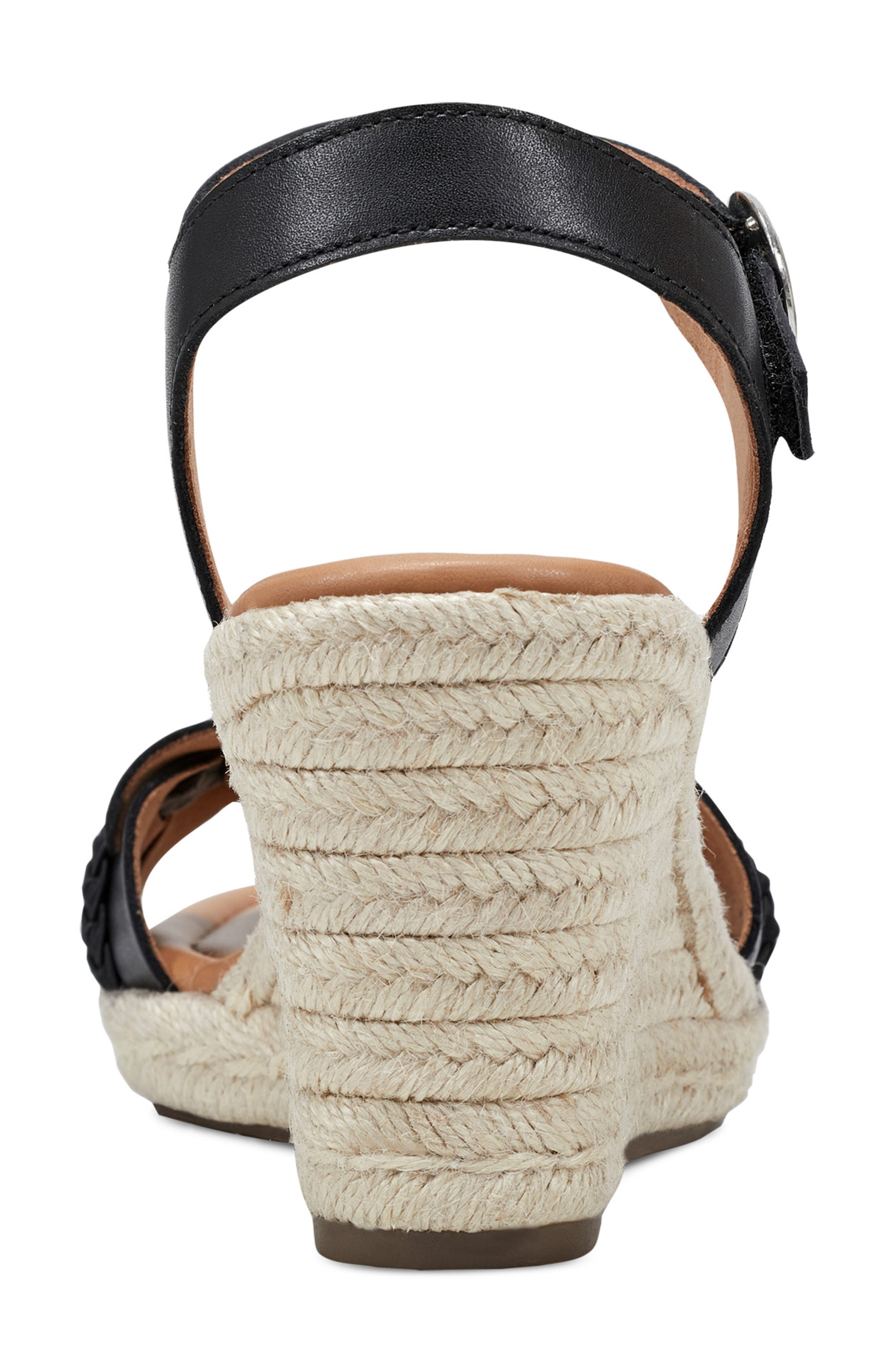 Easy Spirit Aisha Espadrille Wedge Sandal, Alternate, color, 