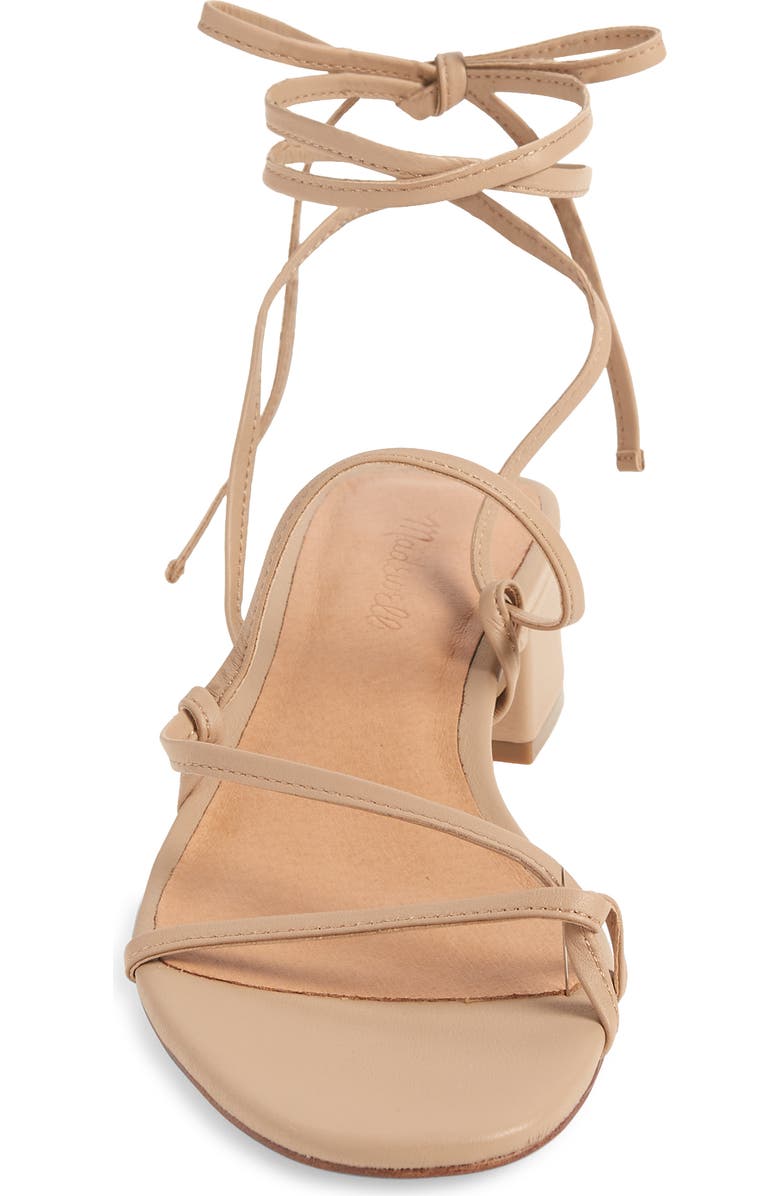 Madewell The Brigitte Lace-Up Sandal, Alternate, color,