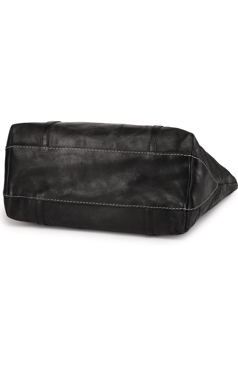 OLD TREND Alder Genuine Leather Everyday Shoulder Tote, Alternate, color, Black