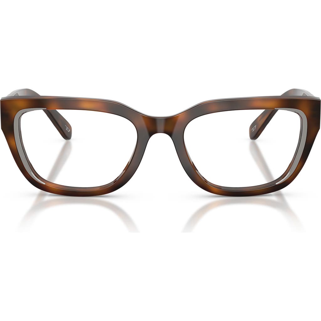 Diesel ® 52mm Rectangular Optical Glasses