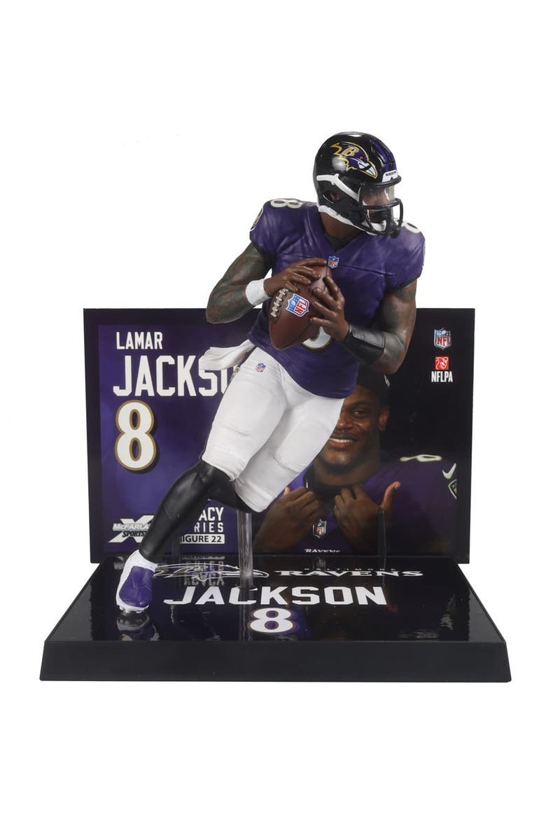 Lamar Jackson (Baltimore Ravens) NFL 7" Figure McFarlane CHASE, Main, color, Purple