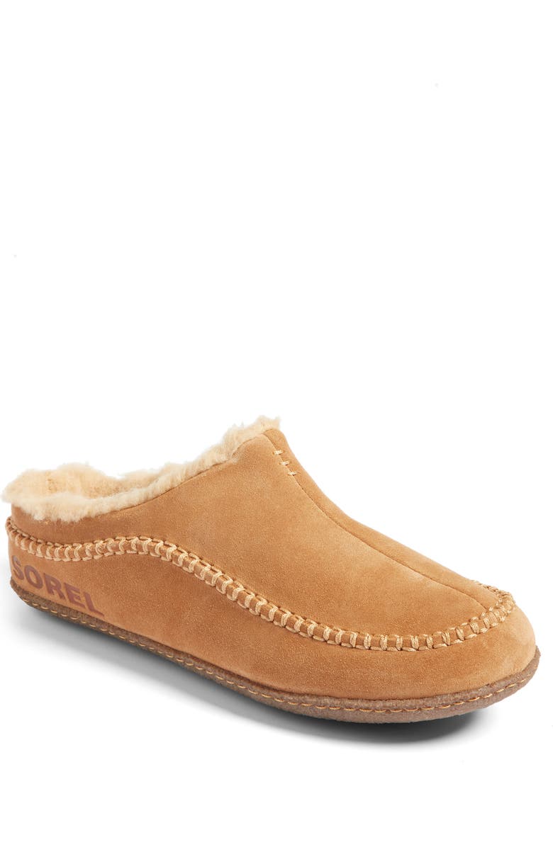 SOREL Falcon Ridge II Scuff Slipper, Main, color, Camel Brown Curry