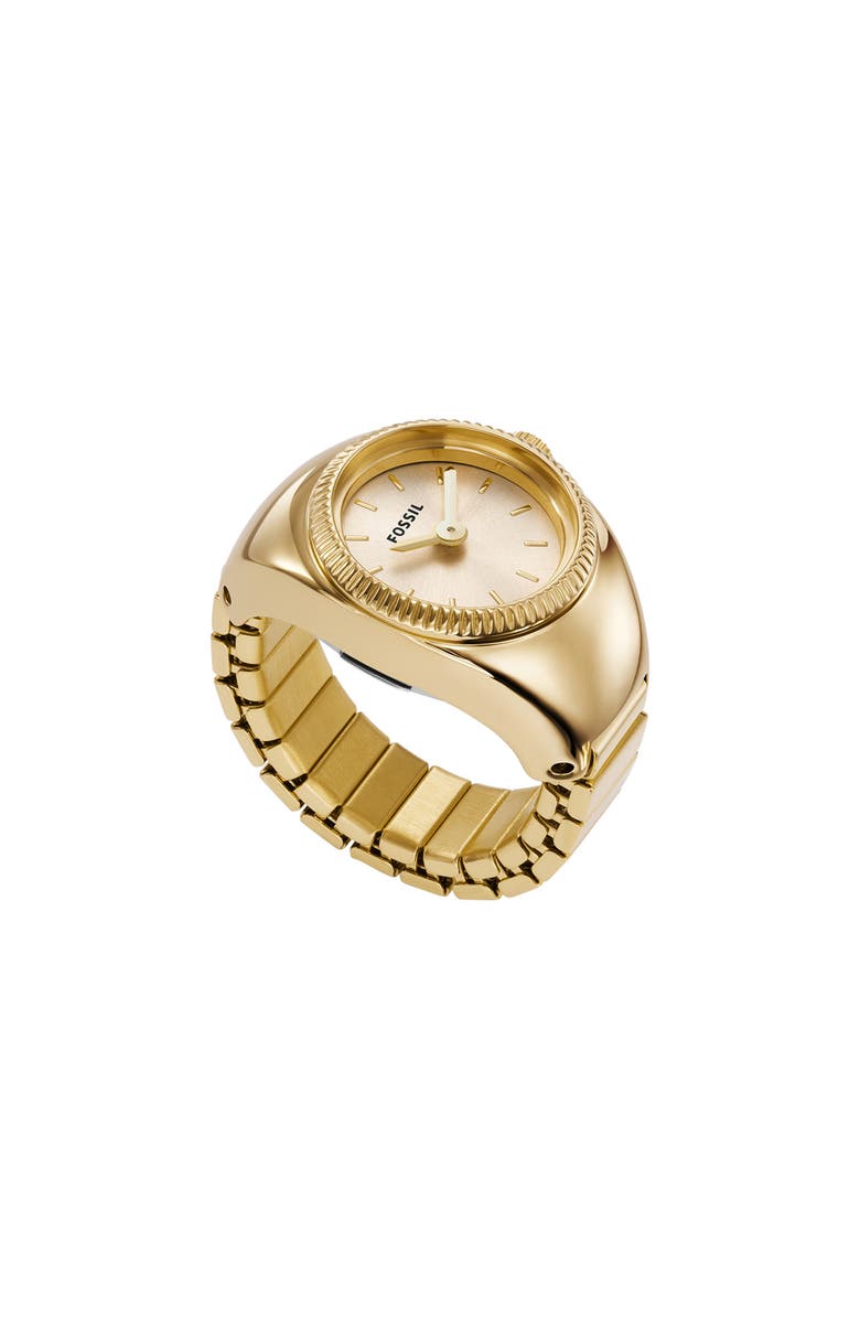 Fossil Ring Watch, 15mm, Main, color, Gold