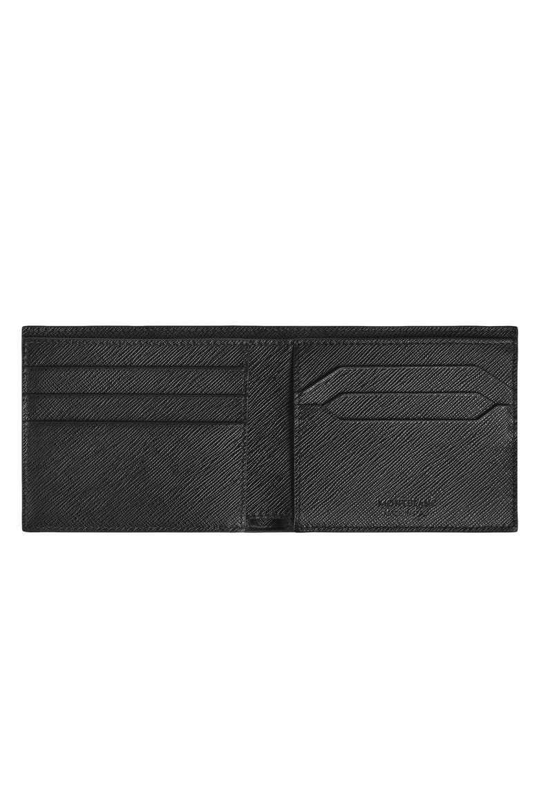 Sartorial Leather Bifold Wallet, Alternate, color, TWEED BLUE