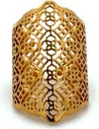 Gemini Jewelry Wide Filigree Ring
