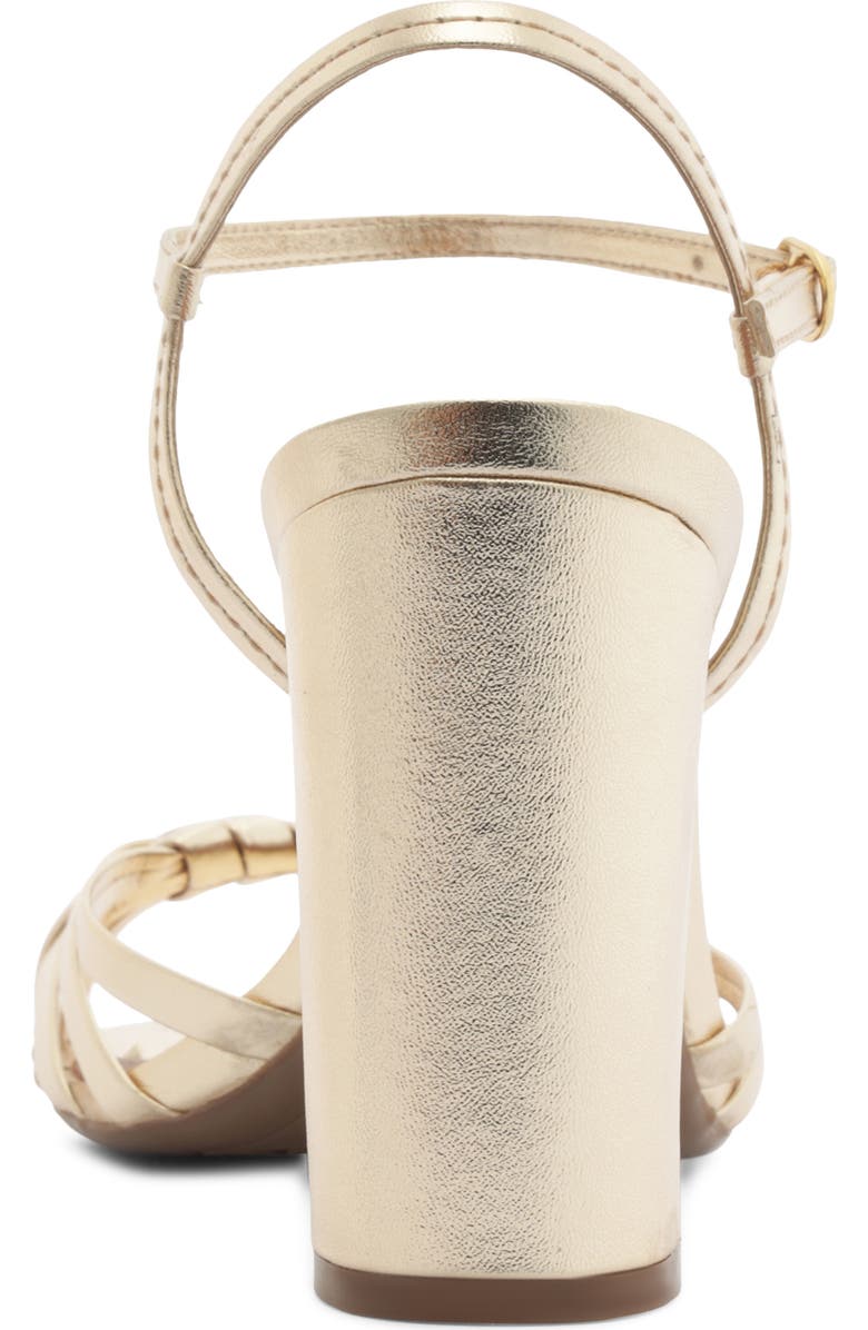 Arezzo Nina Ankle Strap Sandal, Alternate, color, Platino