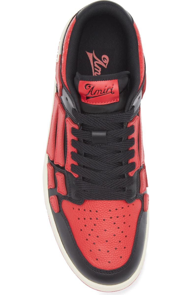 AMIRI Skeleton Low Top Sneaker, Alternate, color, Varsity Red