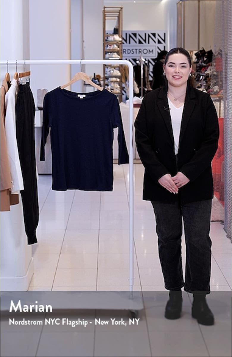 Boatneck T-Shirt, sales video thumbnail