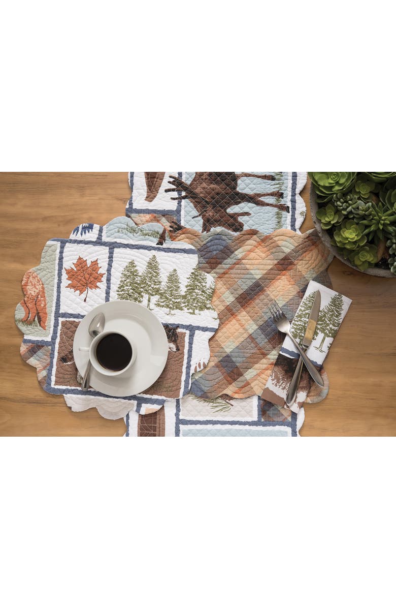 C&F Home Oakley Napkin, Set of 6, Alternate, color, Brown