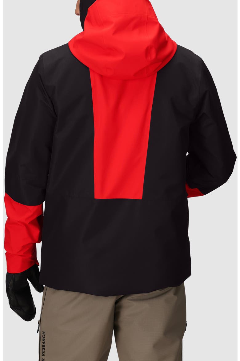 Powderverse Waterproof Ski Jacket, Alternate, color, LINGONBERRY/ BLACK