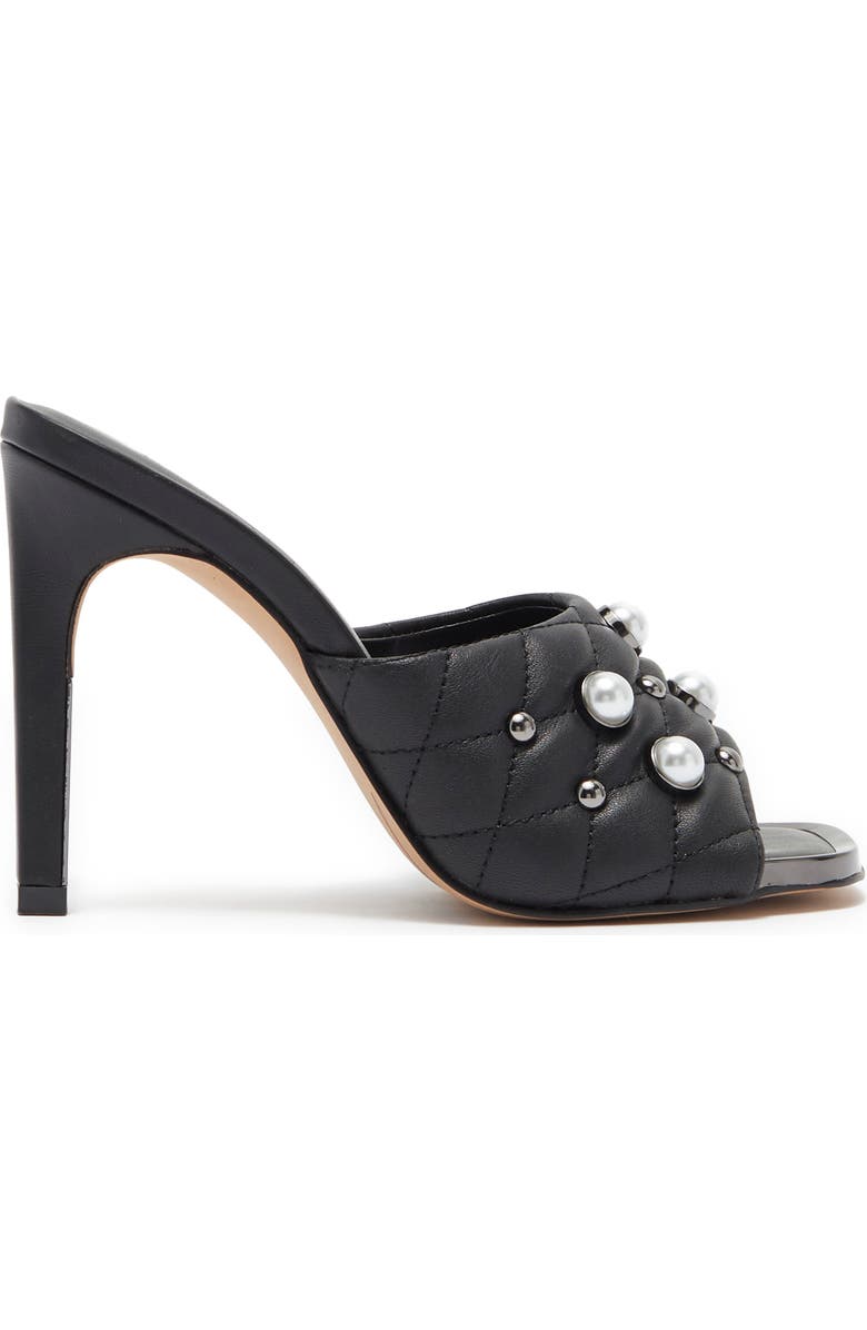 KARL LAGERFELD PARIS Amina Studded Heeled Mule, Alternate, color,