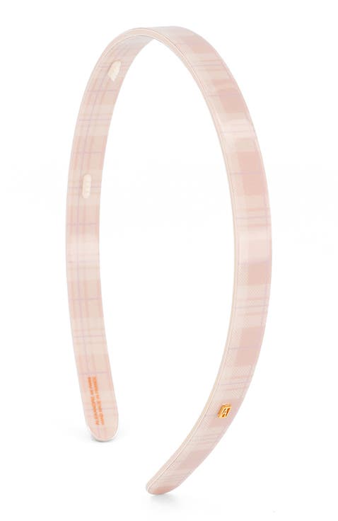 Plaid Acetate Headband