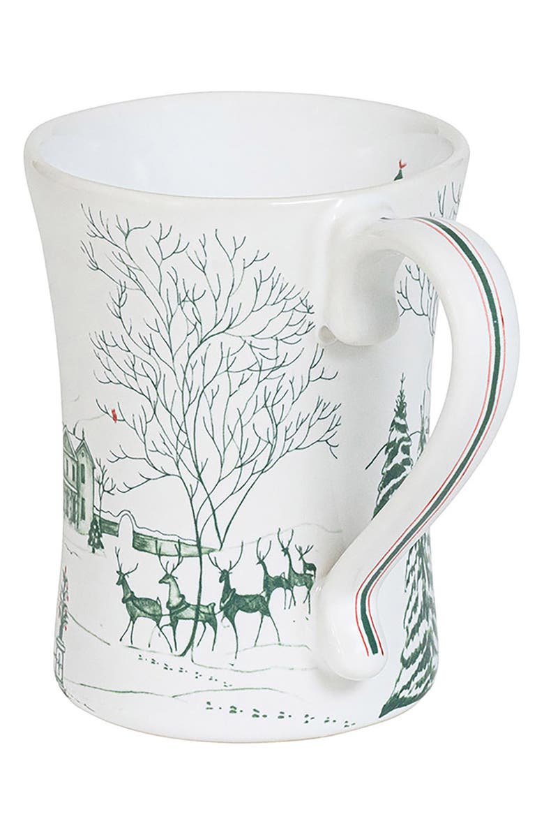 Juliska Country Estate Winter Frolic Mug, Alternate, color, Evergreen
