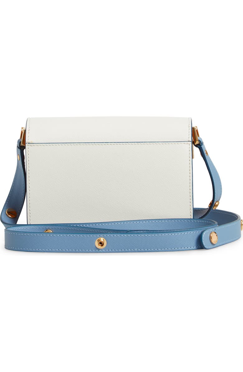 Marni Small Trunk Colorblock Leather Shoulder Bag, Alternate, color,