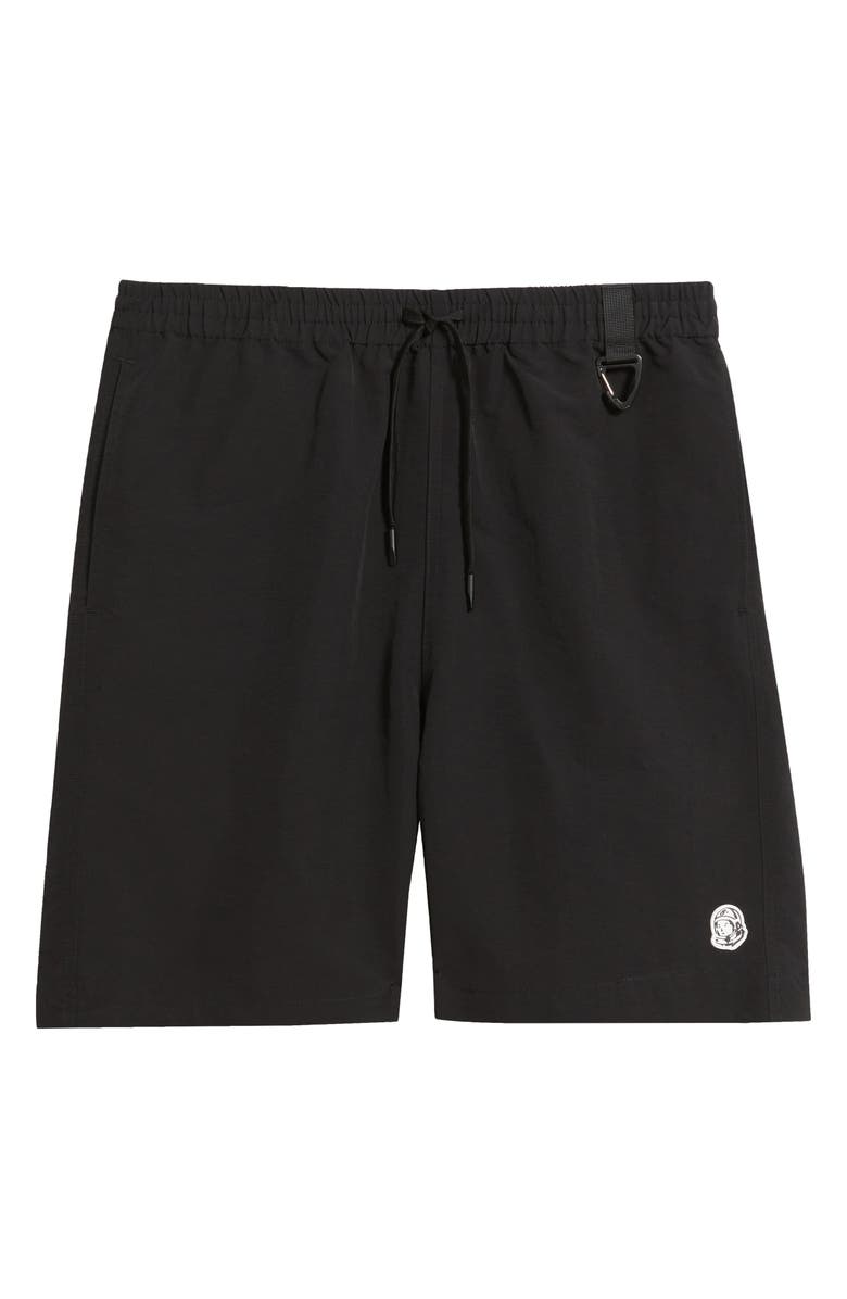Billionaire Boys Club Shibuya Nylon Drawstring Shorts, Main, color, Black