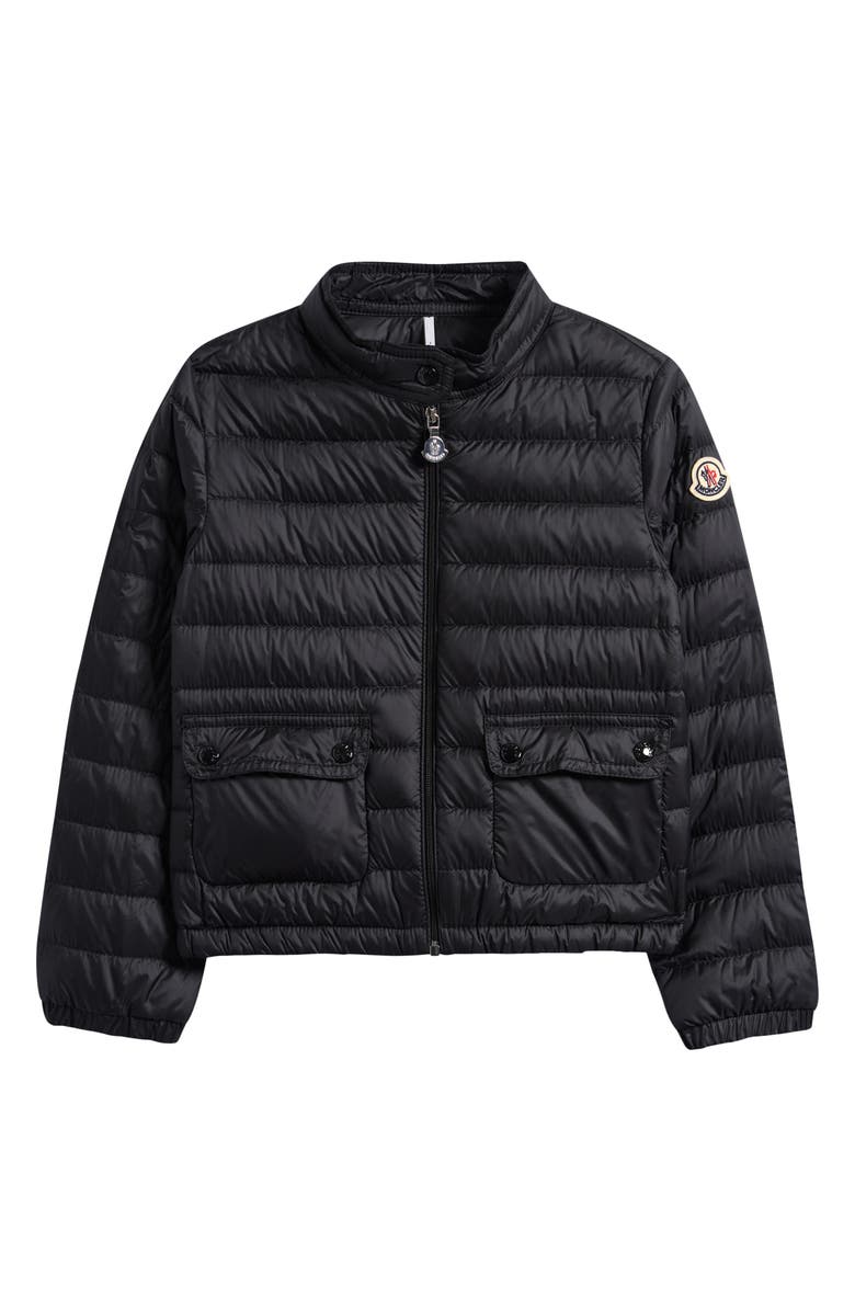 Moncler Kids
Lans Down Jacket, Main, color, Black