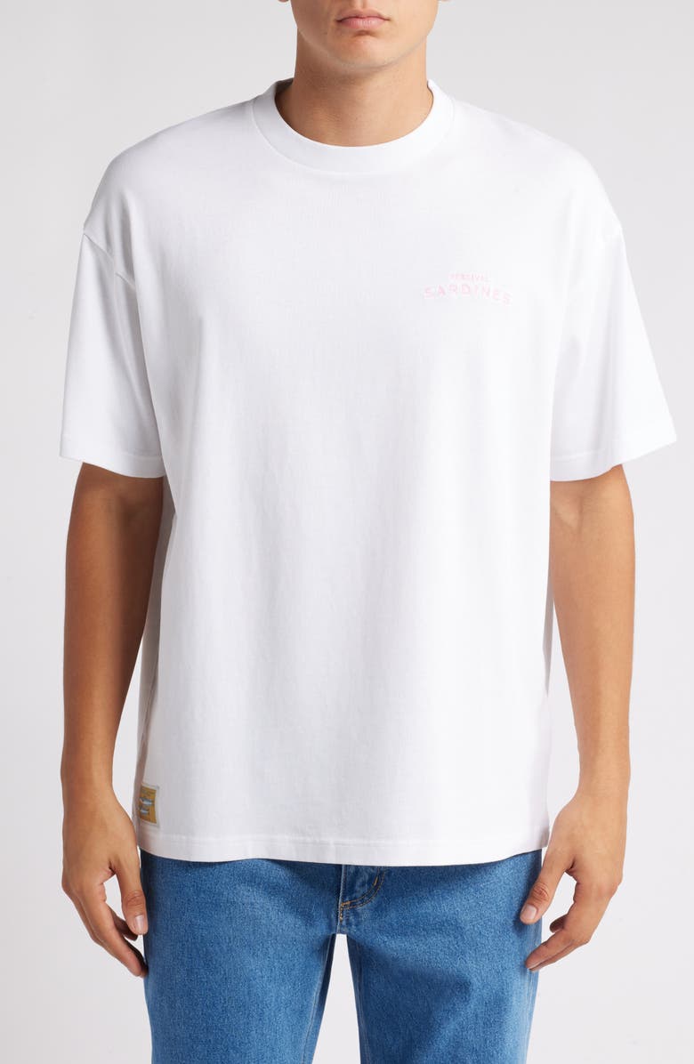 Percival Sardines Oversize Graphic T-Shirt, Main, color,