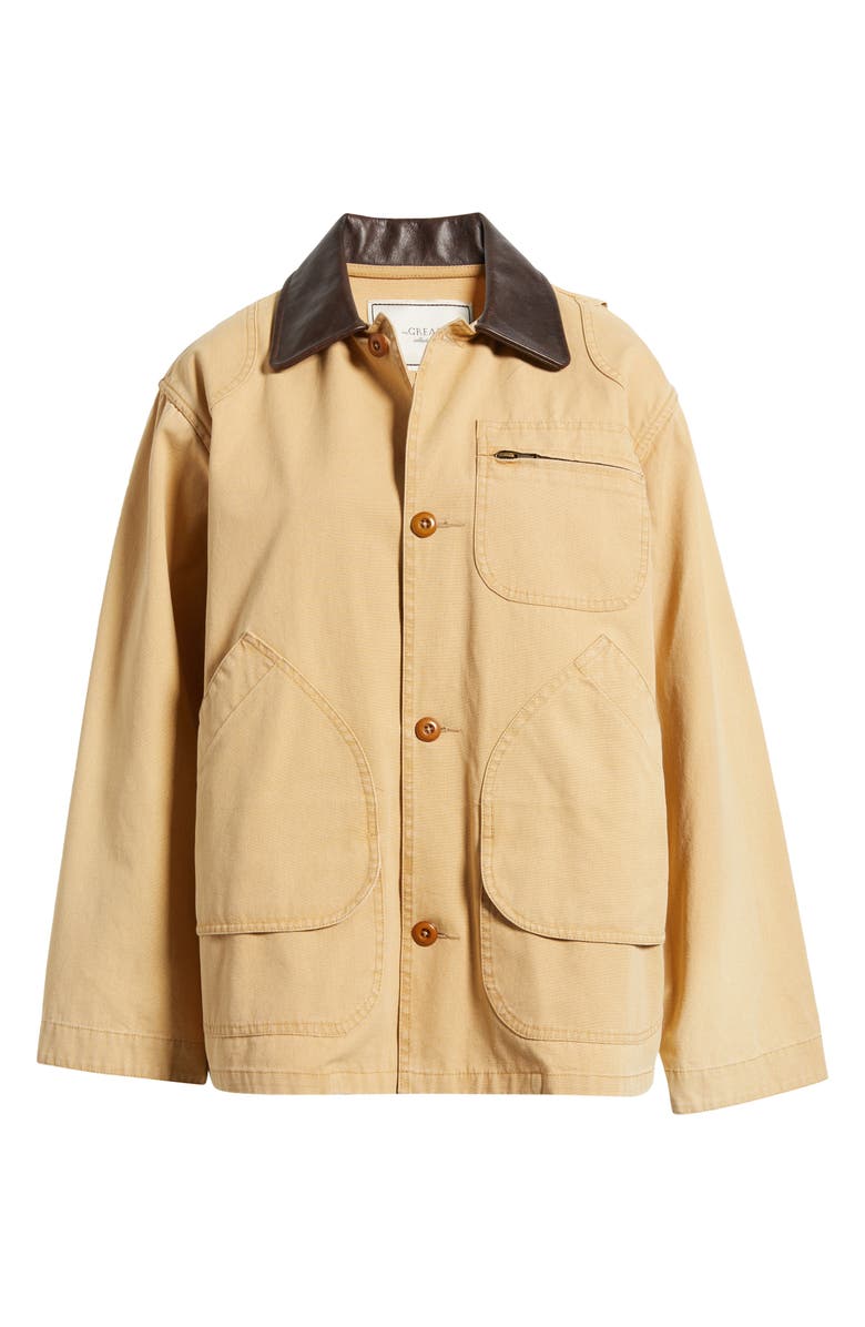 THE GREAT. The Barn Jacket, Alternate, color, 