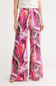 L'AGENCE Pilar Silk Wide Leg Pants